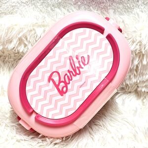 Barbie Miniso Bento Box Double Layered Top Handle Lunch Box Container Portable